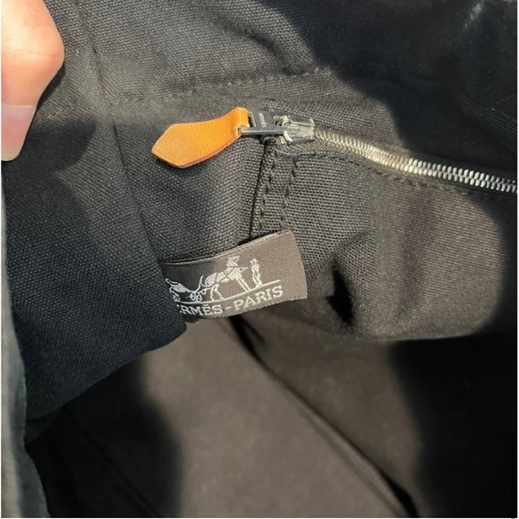 Hermes canvas Tote EUC - Picture 8 of 10